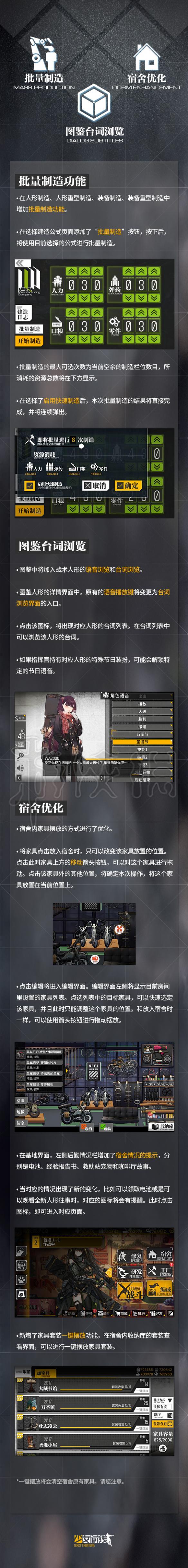 《少女前线》将增图鉴台词浏览功能 图鉴台词浏览功能介绍 1