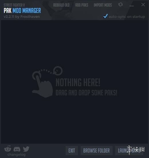 街头霸王5 pak MOD管理器v2.2.11