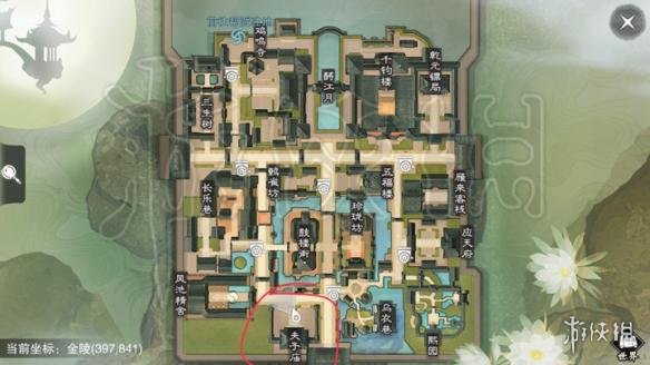 《楚留香》61打坐地点 61坐观万象打坐修炼地点坐标 9