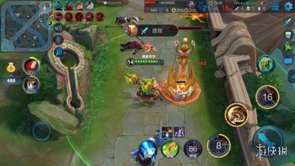 《王者荣耀》顺风截兵线逆风拖时间 程咬金带线流玩法教学 2