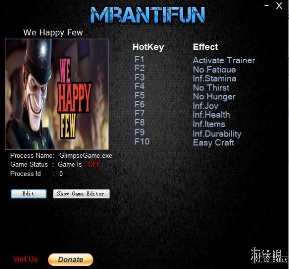 少数幸运儿 v1.4.71191九项修改器MrAntiFun版 