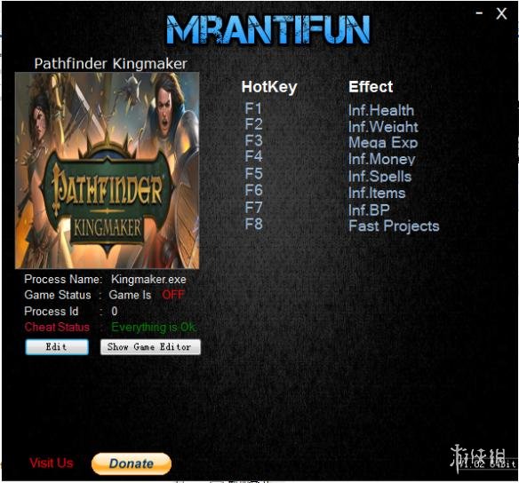 开拓者：拥王者 v1.0.3八项修改器MrAntiFun版 