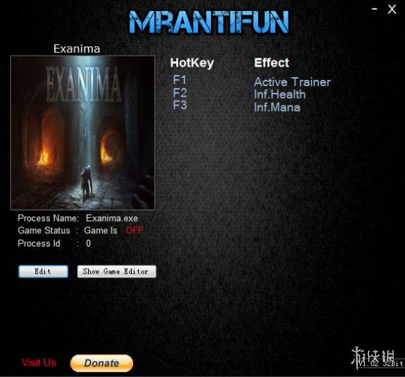 Exanima v0.7.0.6d两项修改器MrAntiFun版 