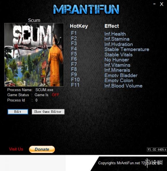 人渣 v0.1.17.9119 十一项修改器MrAntiFun版 