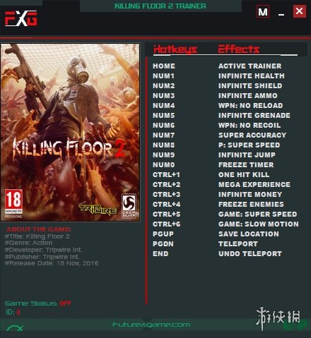 杀戮空间2 v1048-v1071十七项修改器FUTUREX版