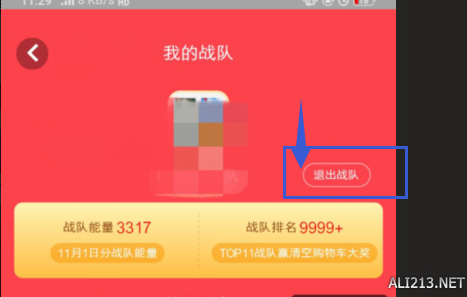 淘宝2018年双十一战队怎么退出战队? 遇到坑队怎么办? 3