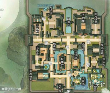 《楚留香手游》11月11日坐观万象打坐修炼地点坐标 1