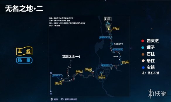 《古剑奇谭3》无名之地全收集地图一览 无名之地收集物品位置介绍 2