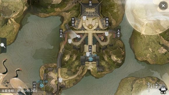 《楚留香手游》12月31日坐观万象打坐修炼地点坐标 金陵城楼顶 4