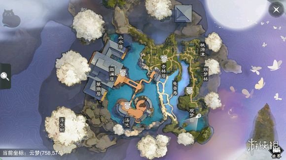 《楚留香手游》12月31日坐观万象打坐修炼地点坐标 金陵城楼顶 2