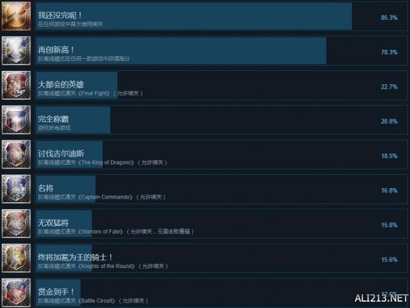 《卡普空街机合集》中文成就奖杯攻略 全奖杯怎么解锁？ 1