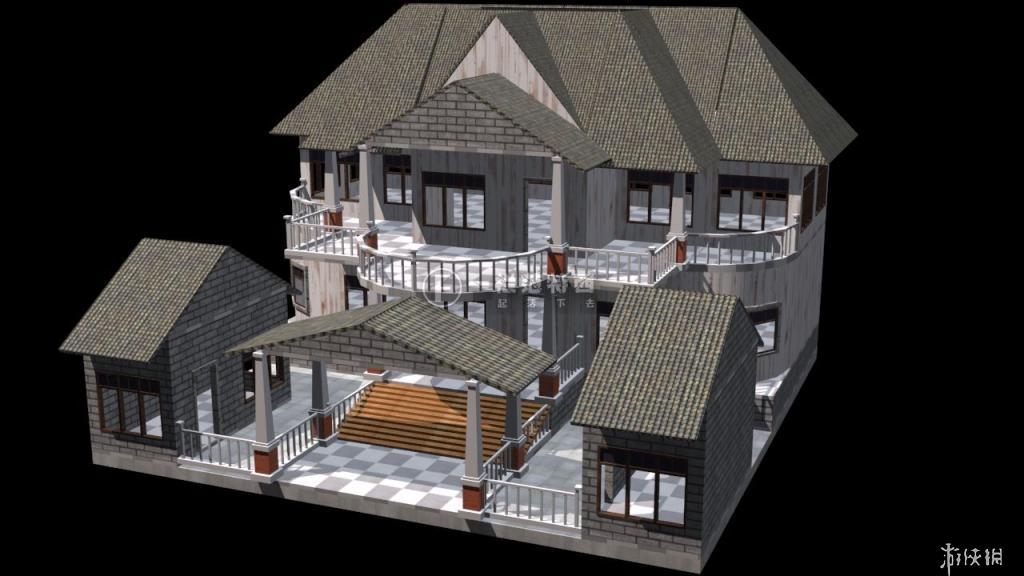《明日之后》对称型庄园建造 标准的庄园设计 1