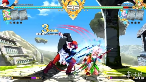 《百万亚瑟王》八神庵VS莉丝实机演示视频 游戏好玩吗？ 1