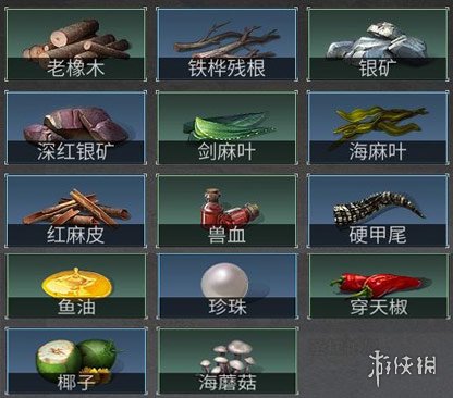 《明日之后》海岛资源图鉴 海岛地图采集资源盘点 1