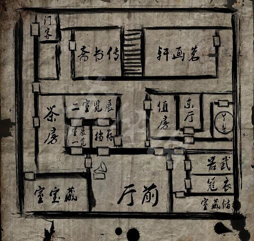 《纸人》游戏地图一览 游戏地图大不大？ 1