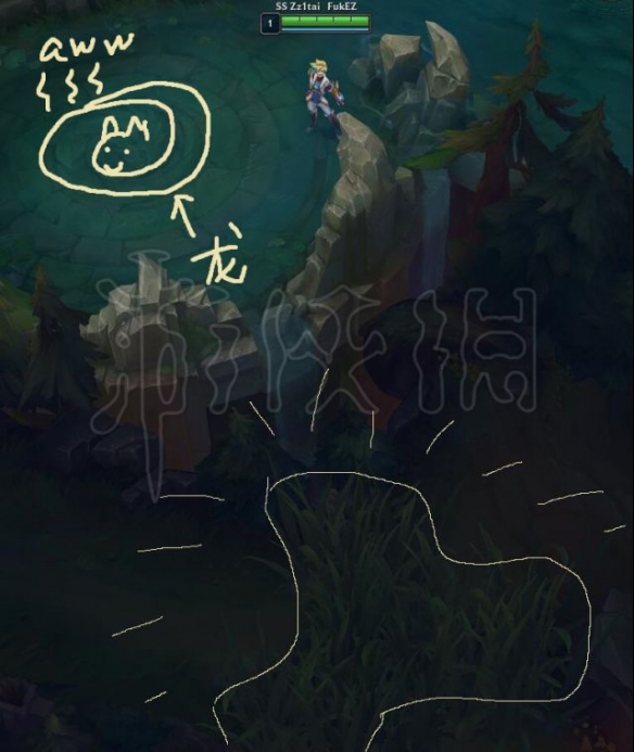 《英雄联盟》插眼教学 隔墙插眼技巧分享 18