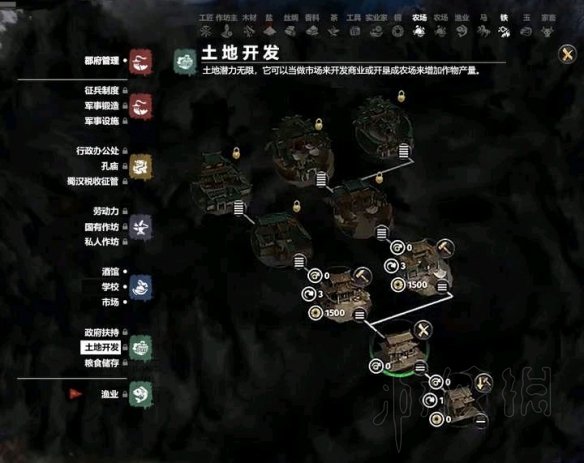 《全面战争三国》木系科技树效果一览 木系建筑特殊效果介绍 4