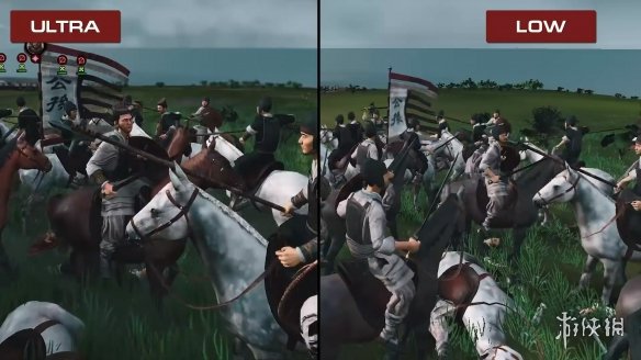 《全面战争三国》画面效果怎么样？低画质vs高画质对比视频 2