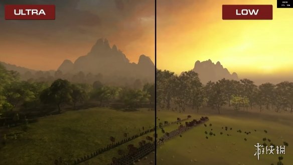 《全面战争三国》画面效果怎么样？低画质vs高画质对比视频 1