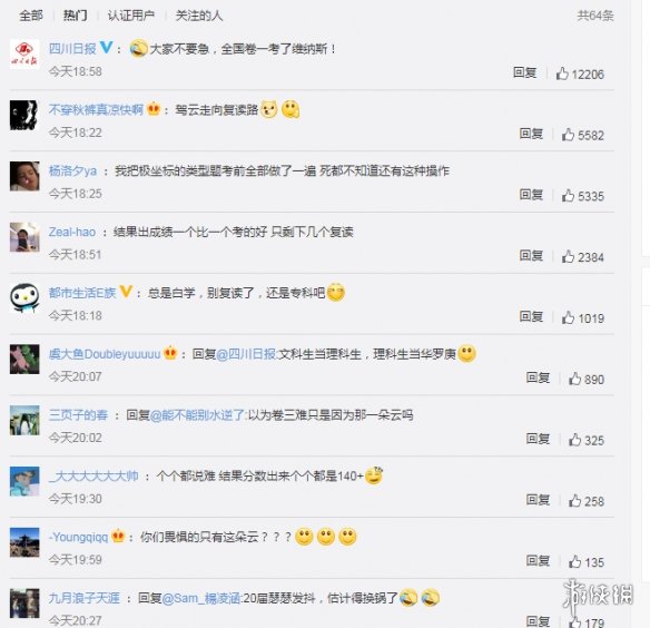 高考数学全国卷三考了朵云是怎么回事 高考数学一卷二卷维纳斯多高身高 3