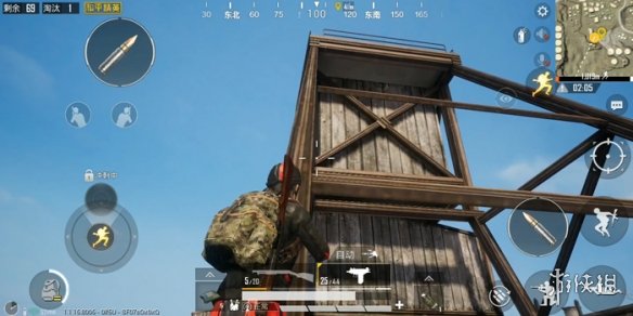 《和平精英》沙漠火电厂房顶怎么上 站得高才能看得远 8