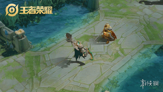 《王者荣耀》钟馗神迹守卫皮肤特效欣赏 神迹守卫皮肤绿到你发光 1