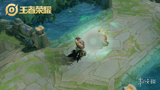 《王者荣耀》钟馗神迹守卫皮肤特效欣赏 神迹守卫皮肤绿到你发光 3