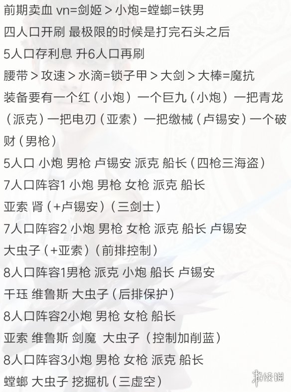 《云顶之弈》三海盗四枪手阵容配置一览 三海盗四枪手玩法技巧分享 1