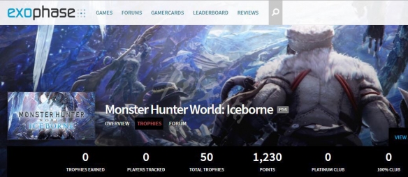 《怪物猎人世界》冰原会更新奖杯吗？奖杯情况一览 1