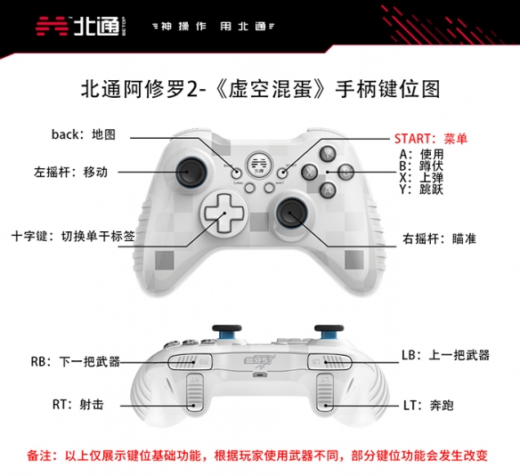 《虚空混蛋》手柄按键怎么设置？北通手柄操作方法介绍 2