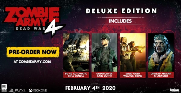 《僵尸部队4死亡战争》预购奖励内容汇总 豪华版有哪些奖励 2