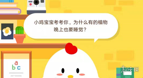 小鸡宝宝考考你,为什么有的植物晚上也要睡觉?2019年12月19日蚂蚁庄园今日答案 1