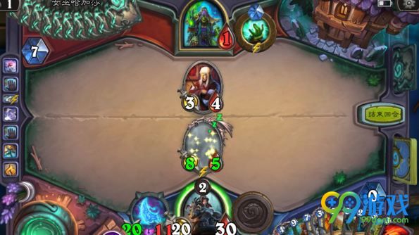 炉石传说女巫森林哈加萨怎么过关 女巫哈加萨技巧 1