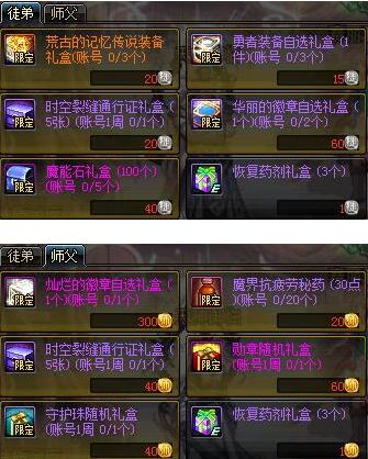 dnf师徒结队协力前行活动怎么玩 师徒结队协力前行奖励 2