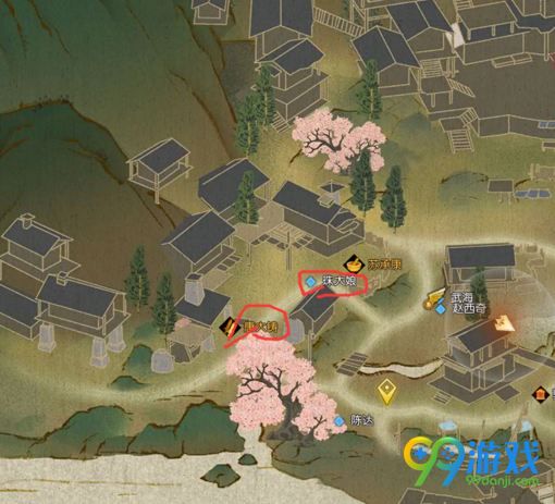 逆水寒月是故乡明送礼npc在哪 朱大娘/唐大铸/翠心/卢隐位置 2