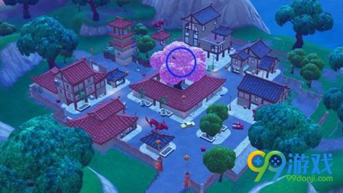 堡垒之夜钟楼/粉红树顶/大瓷宝座在哪?怎么找? 2