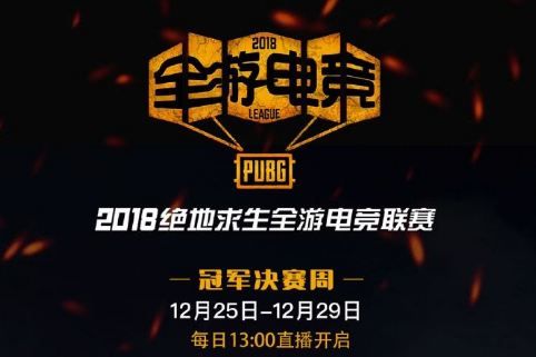 绝地求生2018全游电竞联赛直播地址 2018PUBG全游电竞直播 1
