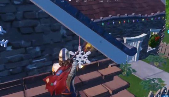 堡垒之夜在不同地点破坏12个雪花装饰完成攻略 堡垒之夜雪花装饰分布图 4