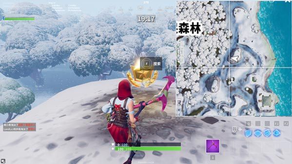 堡垒之夜在地窖女性石像平板货车之间搜寻任务完成攻略 第七赛季第八周挑战战星位置分 2