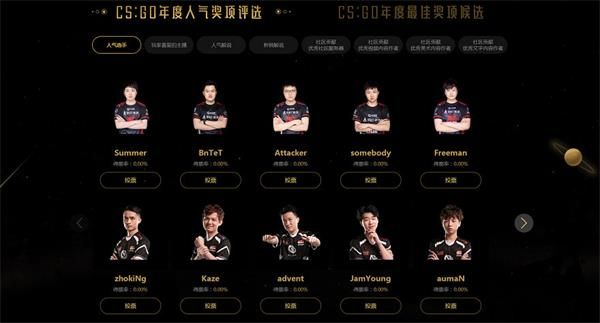 2019完美盛典在哪投票 2019完美盛典年度评选活动地址 3