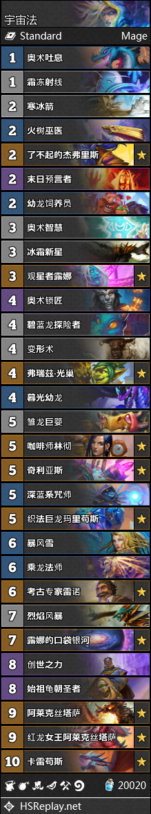 炉石传说巨龙降临版本全职业卡组推荐 炉石传说巨龙降临版本全职业套牌构筑 7