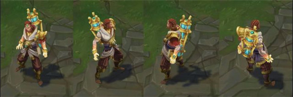 英雄联盟圣金法师瑞兹皮肤怎么样 lol圣金法师瑞兹皮肤特效展示 1