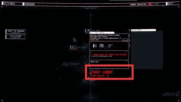 滚开GTFO怎么邀请好友 滚开GTFO邀请好友加入方法 1
