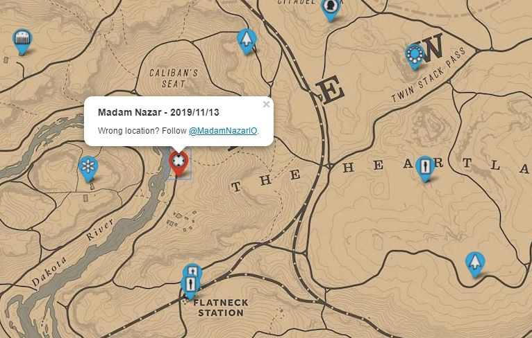 荒野大镖客211月14日纳扎尔夫人在哪?11月14日荒野大镖客2纳扎尔夫人位置 1