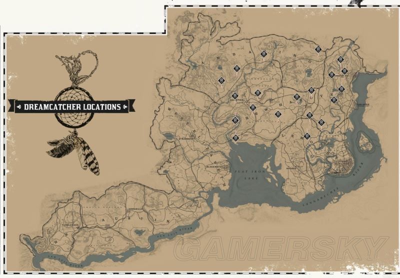 荒野大镖客2捕梦网在哪里?荒野大镖客2捕梦网位置一览 2