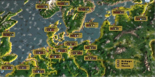 《大航海家4》全城的物产分布图及各城物产种类 1