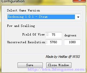 《阿玛拉王国:惩罚》游戏视角配置工具