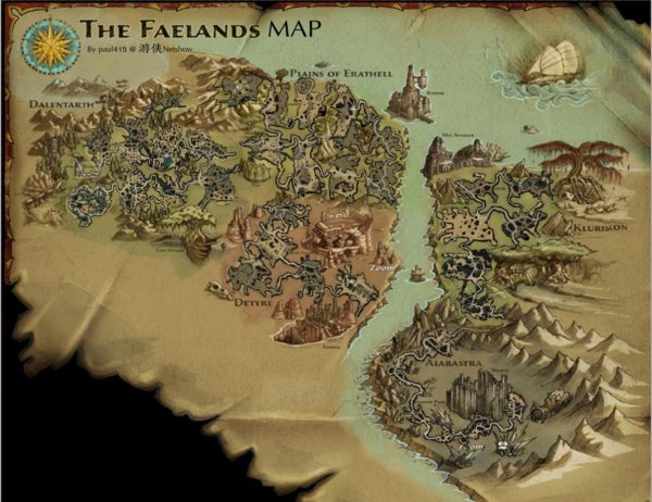 《阿玛拉王国:惩罚》自制超详细野外地图