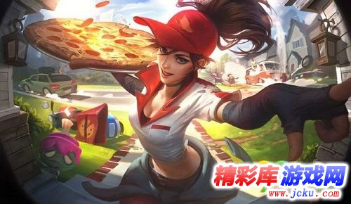 LOL2018愚人节皮肤披萨配送员希维尔特效展示 2