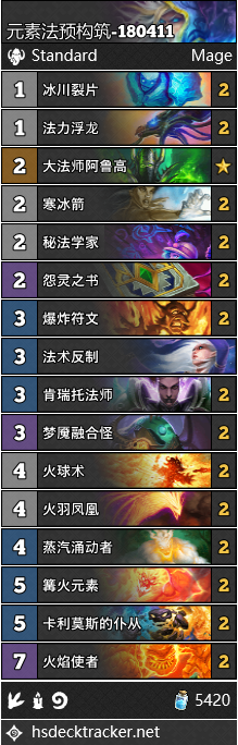 炉石传说法师卡组最强搭配推荐 炉石传说法师卡组最强卡组代码推荐 2